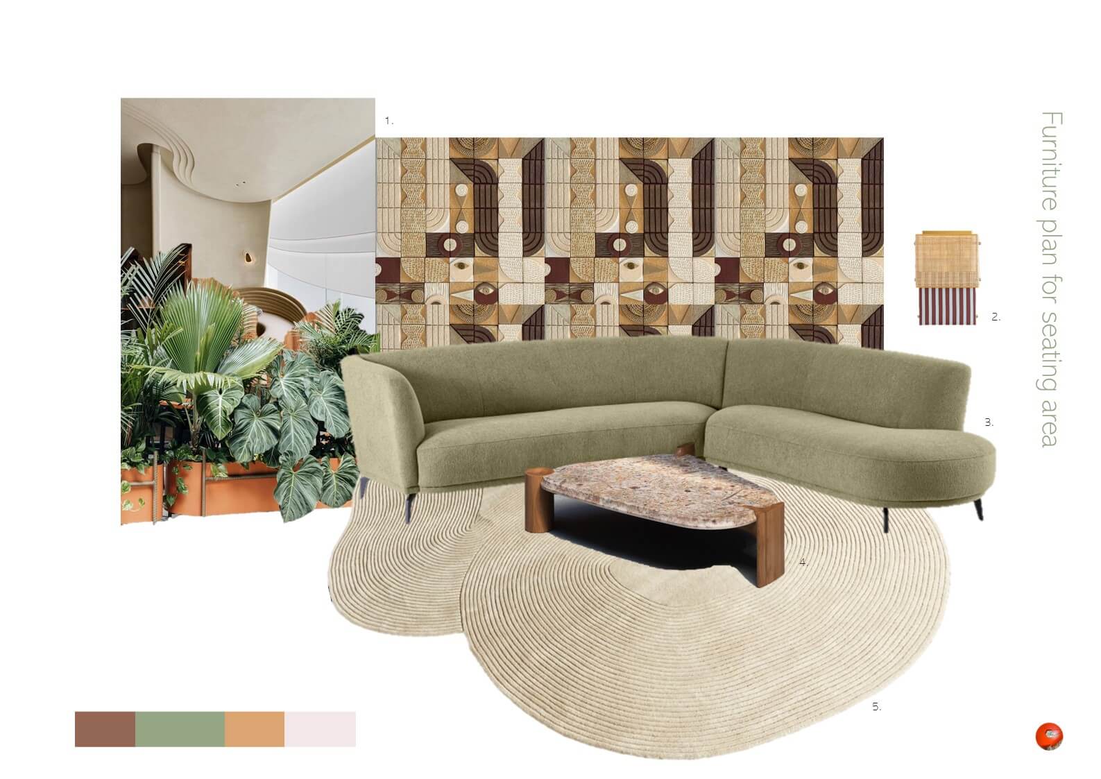 De Kleuren Apotheek | interieurontwerp studio | Mariken Bakkers | Meubelplan living